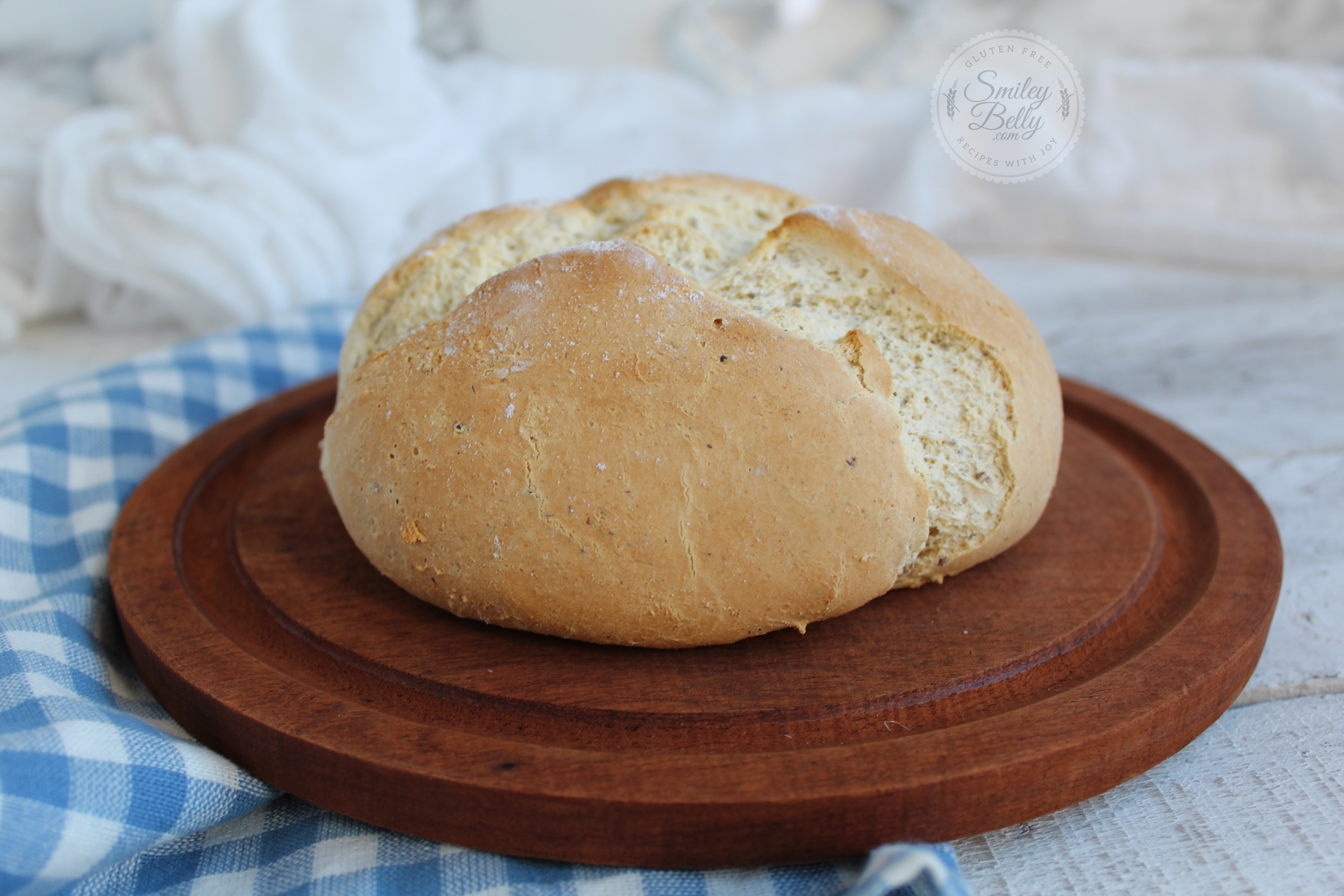 Pan de campo apto para celíacos sin gluten SMILEY BELLY